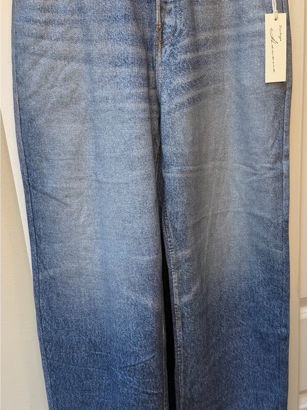 Vintage Havana Light Blue Relaxed Straight Jeans